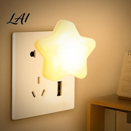 Portable Night Light USB Powered Star Light Mini Shaped LED Lamp Decorative Bedside Lamp for Home Bedroom Kids Room Energy Efficient