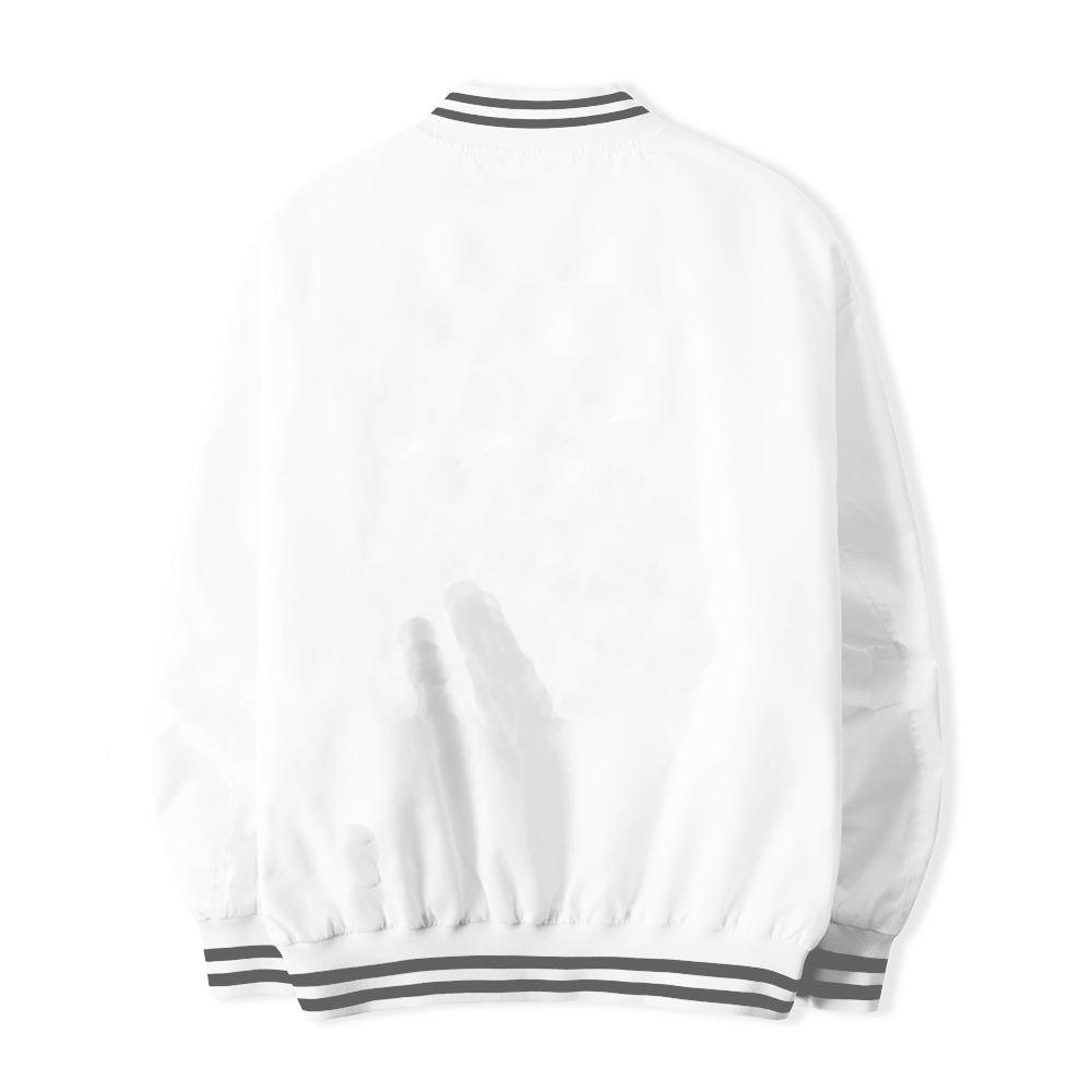 Eightvolume Ev E Patch Stadium Jacket (White)