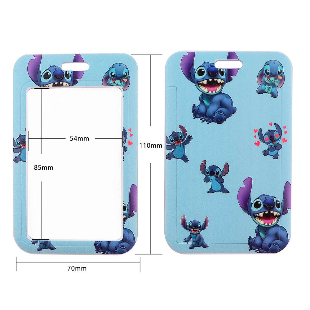 Cute Planet Plushie ID Card Holder with Slide Case & Lanyard for Phone and Access Cards