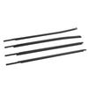 4 Pcs Window Moulding Weatherstrip Seal Rubber 68160 0C020 Door Belt Replacement for Toyota Double Cab 2007 To 2020