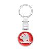 NYDM6 1pcs Metal Car Key Chain Keychain Holder For Skoda Octavia Fabia Rapid Yeti Kodiaq Superb Octavia a 5 a 7 2 Keyring Accessories