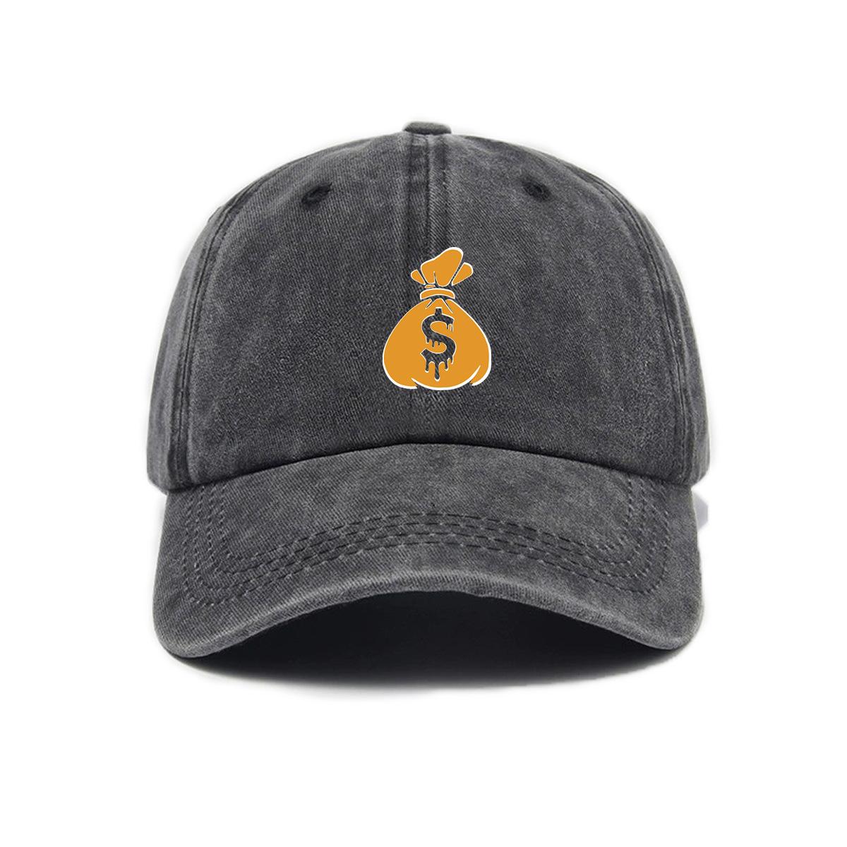 Classic Baseball Cap Unisex Adjustable Cotton Outdoor Travel Casual Hat чёрный