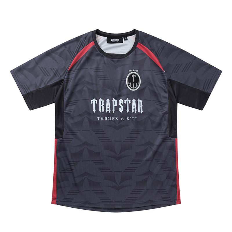 Trapstar London 2026 New Summer Trapstar Logo Diagonal Logo Number 23 Basketball Jersey Football Jersey Gradient Sports Short Sleeved T-shirt