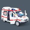Childrens Rescue Police Car Toy With Inertia Drive And Interactive Sound Light