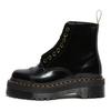 Dr.. Martens Sinclair Series Botine Scurte cu Fermoar cu Vârf Rotund și Talpă Groasă Pantofi Femei Negru 26410001