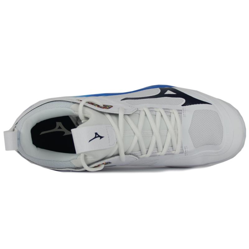 Mizuno Wave Momentum 2 'White Black Blue' Sneakers V1GA211200