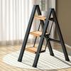 Extra Thick Folding Ladder Home Step Ladder Extension Stairs Multi-Purpose Climbing Stool Portable Space-Saving Storage Tool