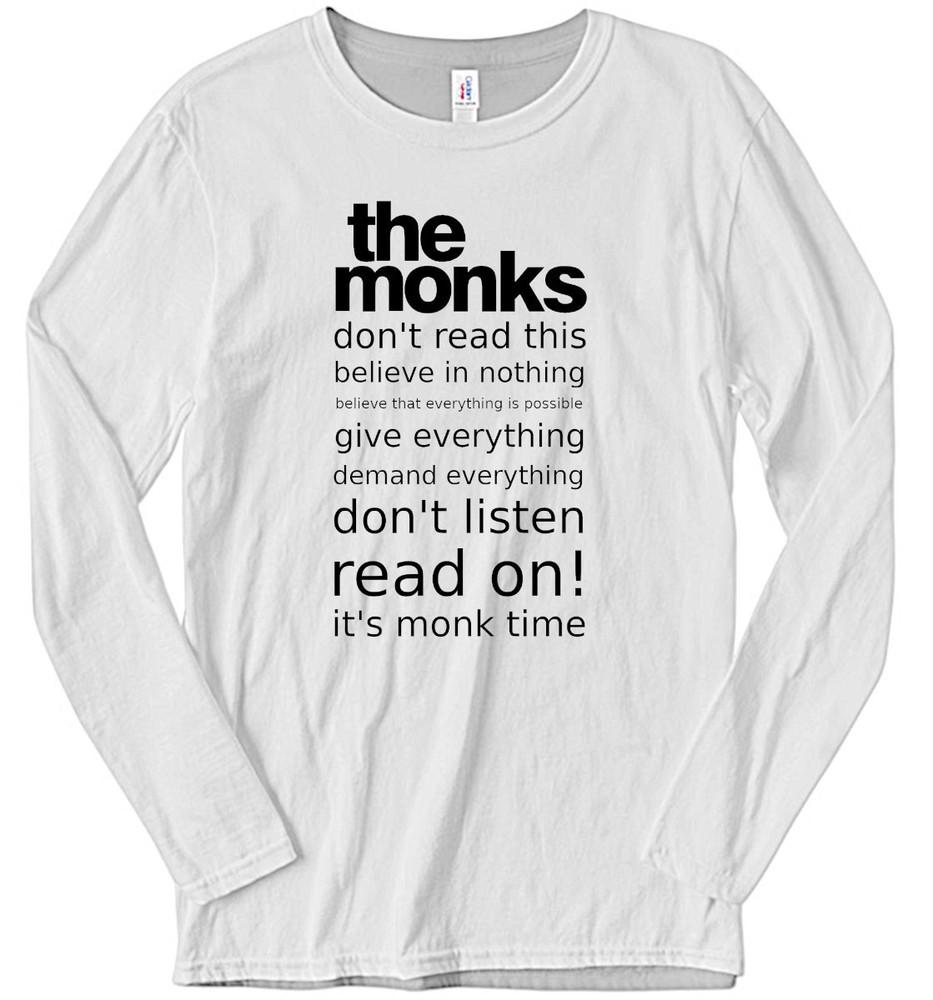 Monks Tshirt 60s Garage Rock Band Tee Stooges 13th Floor Elevators Sonics Mc5