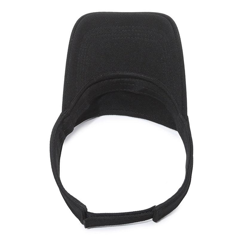 Men Women Summer Embroidery Digital Empty Top Hat Sunscreen Sunshade Cap