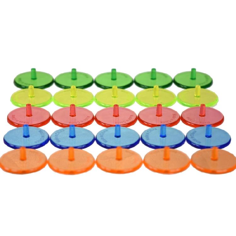50pcs Plastic Golf Position Markers Colorful Transparents Light weight Multicolor Option Easyly Green Spotting