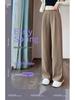 Ice Silk Women's Wide-Leg and Narrow Straight-Leg Pants - New Spring/Autumn Collection