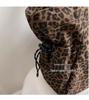 Korean Retro Leopard Print Canvas Tote Bag - Fashionable, Large Capacity, Shoulder/Underarm Style Suitable for Commuting and Shopping