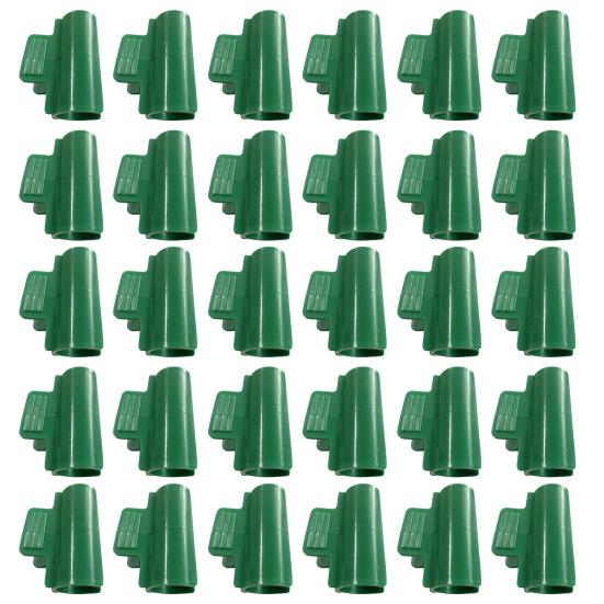 30 Pcs Greenhouse Clamps Reusable Greenhouse Hoop Clips Support Frame Grow Tunnel Clips Secure Garden Mesh on Hoops for Wind Snow Protection
