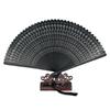 Multi Color Bamboo Folding Fan Handmade Dancing Fan Vintage Hollow Hand Fan  Wedding