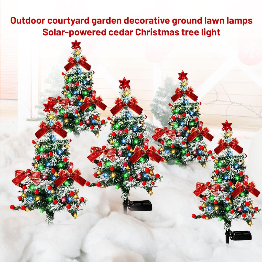 Solar Christmas Tree Lights, 40LED-Lights Solar  Christmas Lights, Outdoor Garden Decoration Light, Solar Christmas Decorations, For Patio