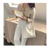 Korean Vintage Style Soft Leather Women's Tote: Fashionable, Niche Design, Large Capacity Shoulder Dumpling Bag for 2025 Commutes