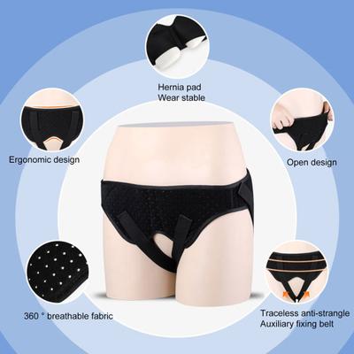 Inguinal Hernia Belt Men Left/Right Side Support Adjustable Waist Strap Post Surgery Relief Adjustable Men Women Hernia Support Brace