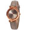 Fashion Women Leather Casual Watch Luxury Analog Quartz Crystal Wristwatch