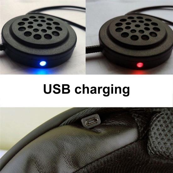 MH01 Bluetooth-compatible 5.0 Rechargeable Hands-free Motorcycle Headset Helmet Headphone
