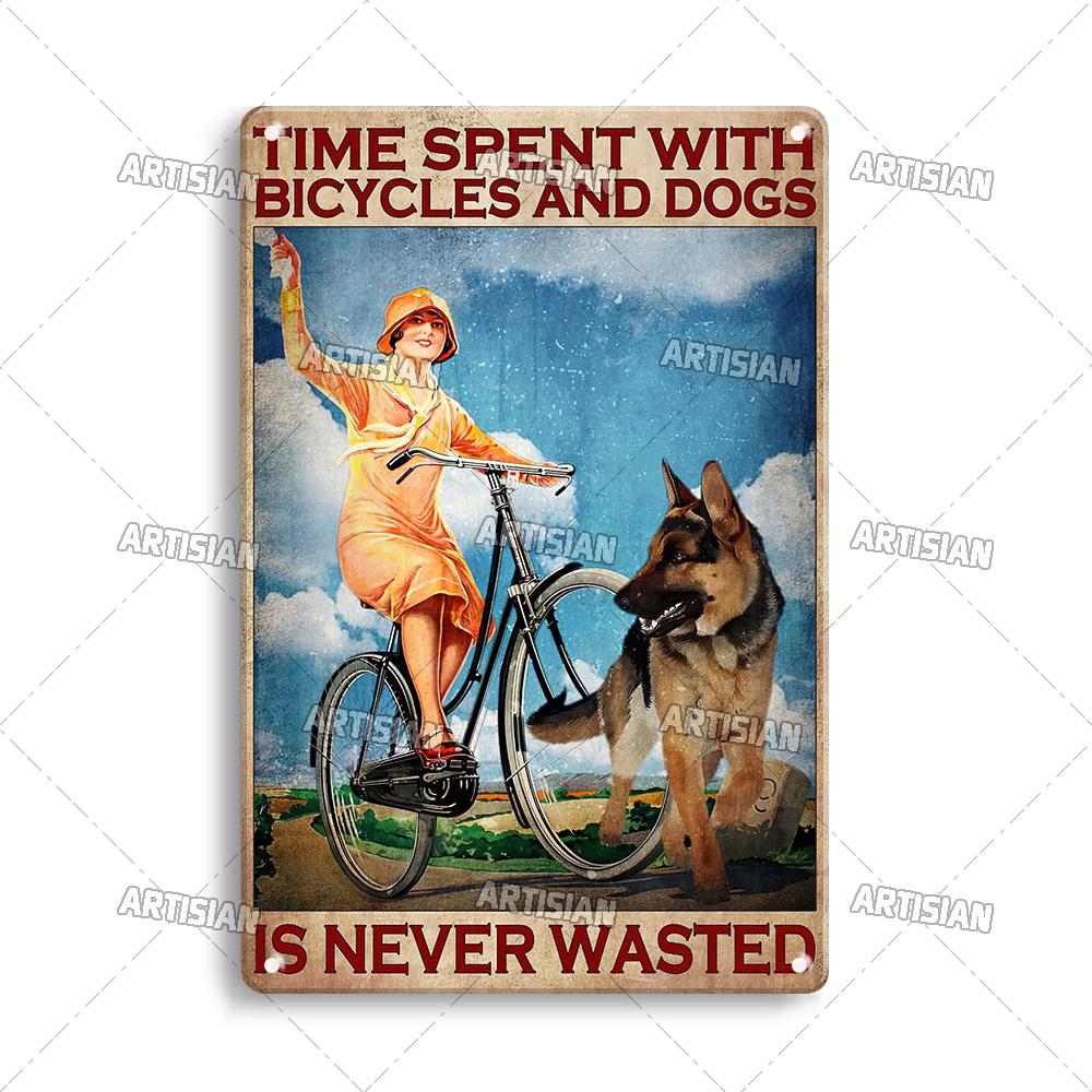 Artisian Cycling Metal Sign Bicycle Tin Poster Bike Decorative Plate Wall Decor Garage Bar Pub Club Hotel Cafe Kitchen Home