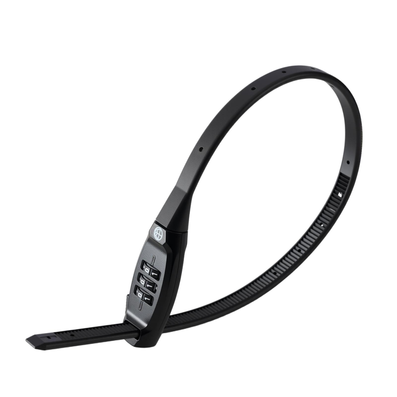 OFFBONDAGE Password Tie Lock Portable Bicycle Lock Cable Tie Lock Motorcycle Helmet MTB Password Lock 3 Digit Anti-Theft Safety