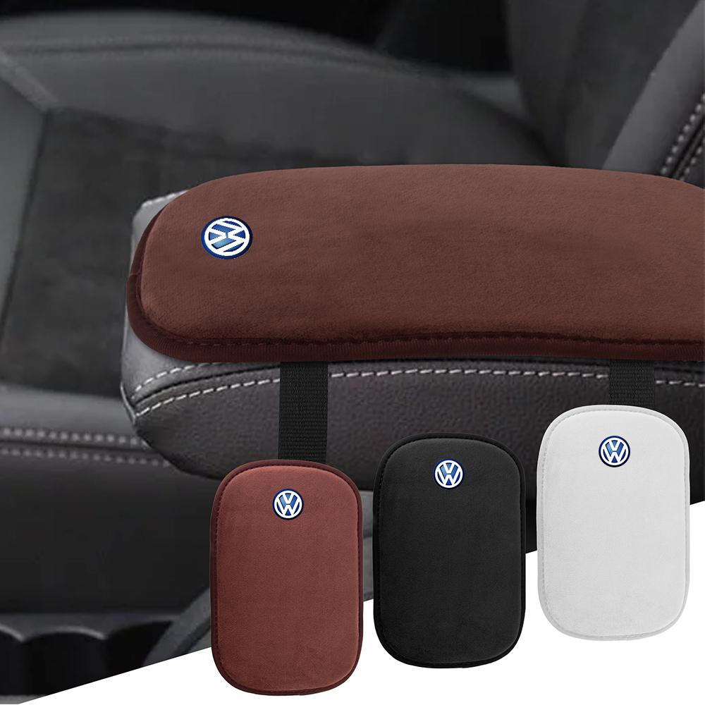 W13Car Center Console Arm Rest Box Pad Auto Accessorie For Volkswagen VW Polo Bora Rline Jetta Golf 7 8 Tiguan Passat Touran Beetle