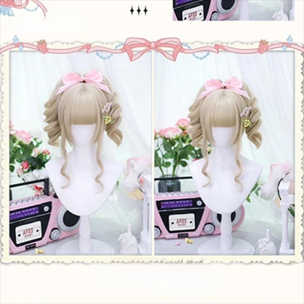 Princess Cut Synthetic Wigs With Bangs Harajuku Short Cosplay Lolita Hair  Carnival