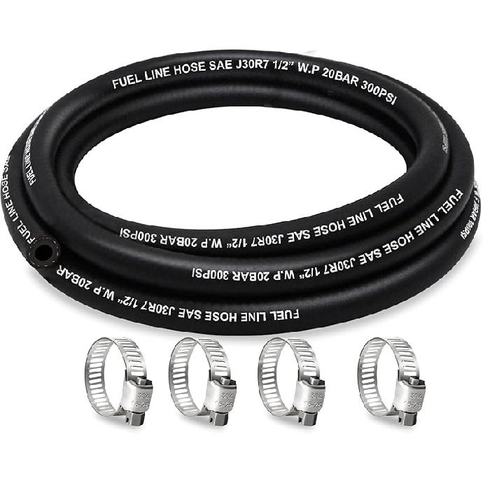 Fuel Line 5/16 Inch ID, Fuel Hose 10FT, J30R7 Fuel Line Hose NBR For Automotive Fuel Systems Engines.