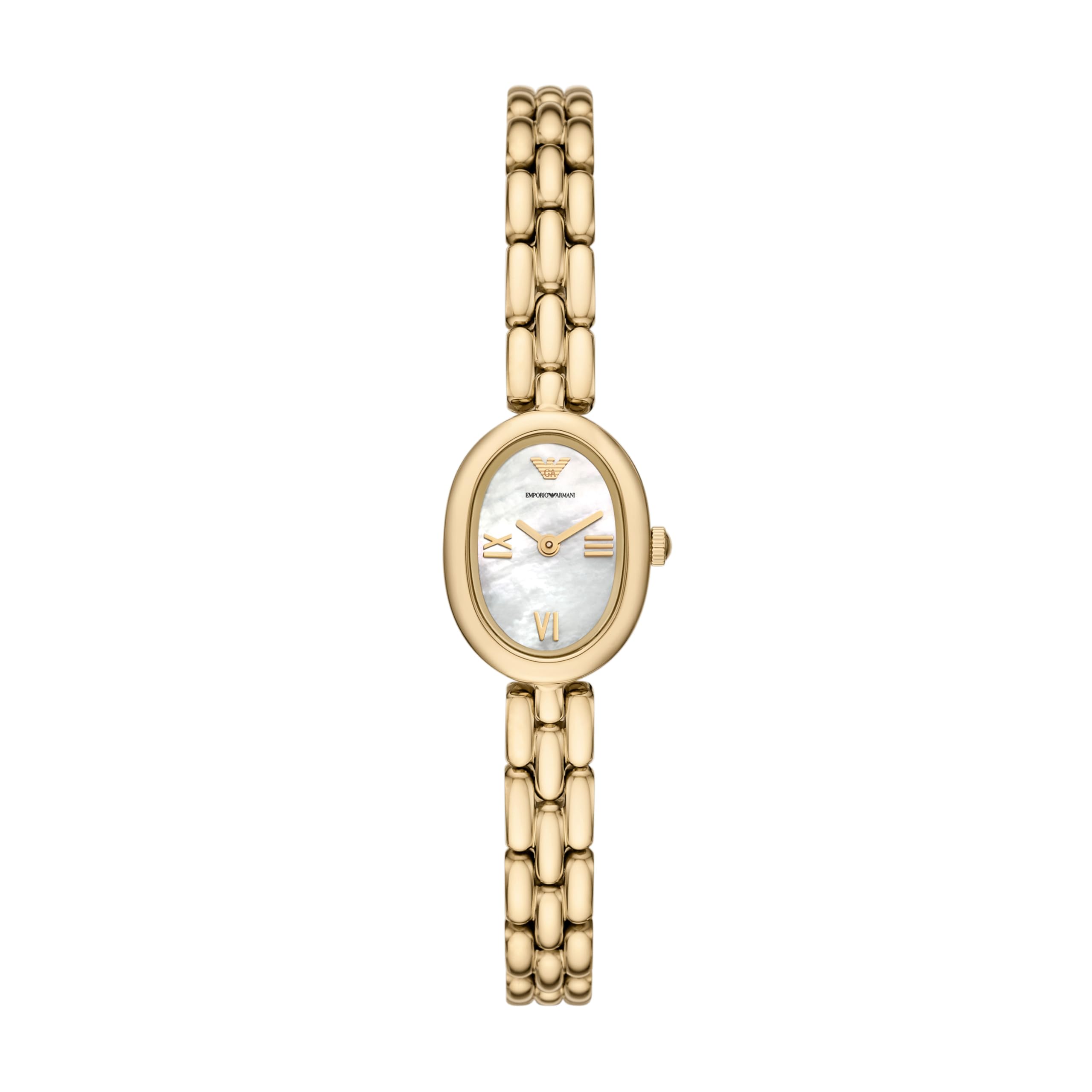 

Emporio Armani Stainless Steel AR11721 Women s Two-Hand Gold-Tone Watch, золотий