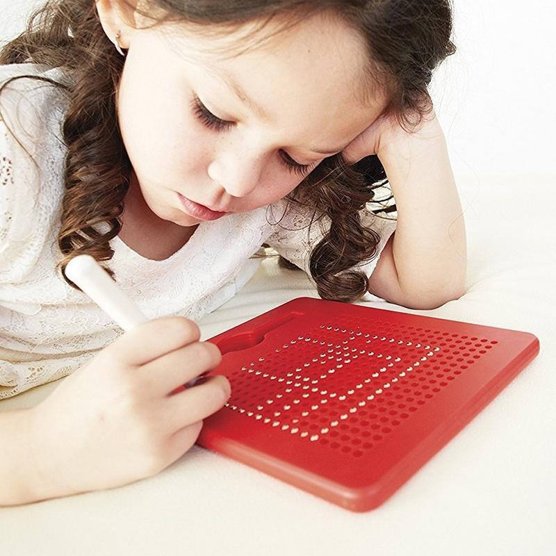 Drawing Toys for Children Magnetic Tablet Magnet Pad Drawing Board Magnetic Steel Beads Ball Kids Le