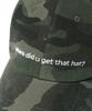 YOUHEE Lettering Ball Cap Khaki