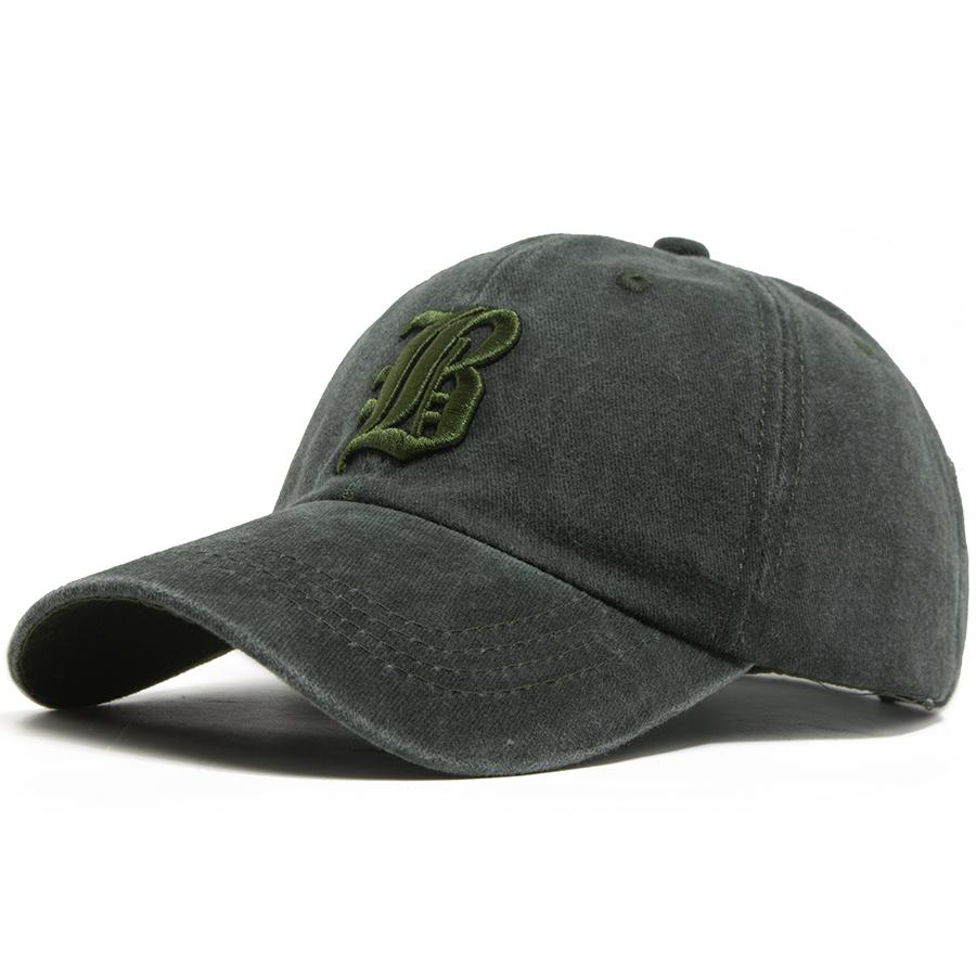 Fashion 3D Embroidery Letter Baseball Cap Men Women Vintage Washed Soft Dad Hat Snapback Retro Hip Hop Outdoor Casual Visor Caps