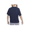 Nike Letter Logo Butterfly Print Round Neck Short Sleeve T-Shirt Women Tops Navy-Blue FD2526-410