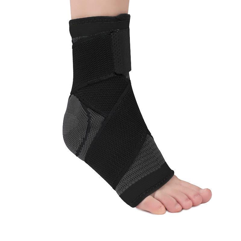 Breathable Pressurized Ankle Brace with Adjustable Strap