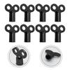8PCS  Radiator Heating Exhaust Button Heating Bleed Key Black Radiator Bleed Key  Easy Venting & Noise Reduction