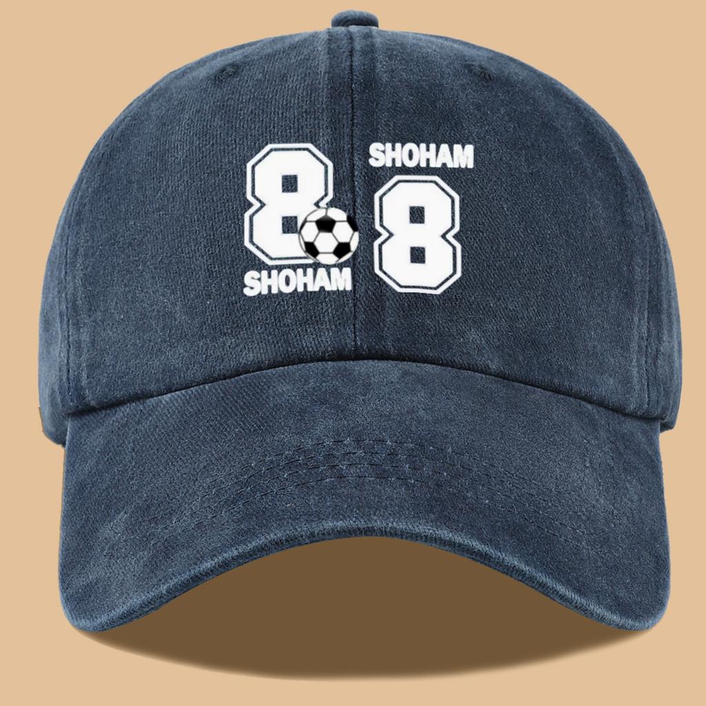 Printed Baseball Cap Trendy Personalized Fashion Cap SHOHAM Letter Decoration Unisex Adjustable Cap