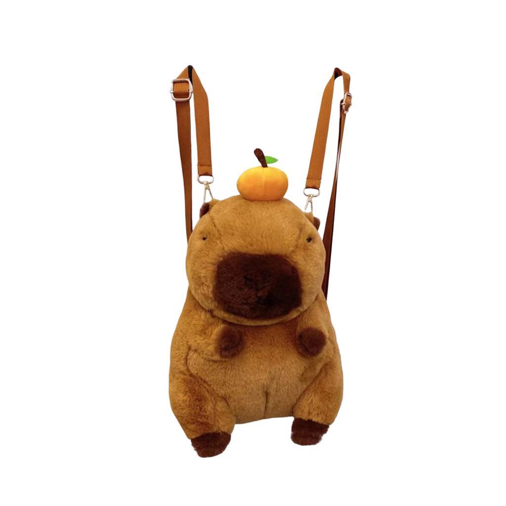 Capybara Backpack Creative Toy Bag Cute Cartoon for Camping Trips Party