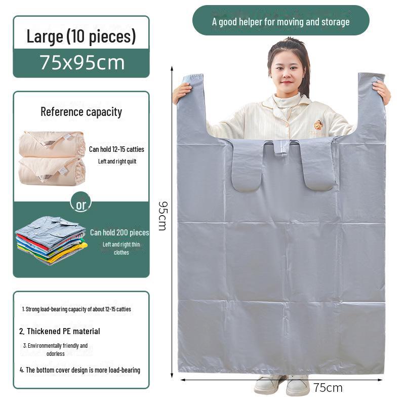 Large Capacity Waterproof Moving Bags for Luggage, Clothes, and Quilts