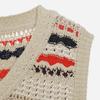 Thursday Island V Neck Color Block Knit Vest t262mVt139w