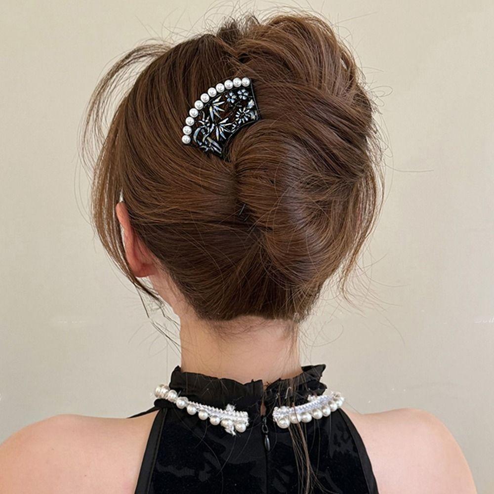Hollow Fan Hair Stick U-shaped Hanfu U Shape Hairpin Cute Cheongsam Accessories
