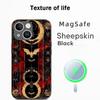 Super cool vampire fashion pattern design Phone Case For iPhone 17 16 15 14 13 12 Plus Pro Max High-end Luxury Magsafe Sheepskin