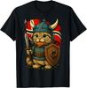 Viking Cat Norway Norwegian T Shirts Sweartshirt