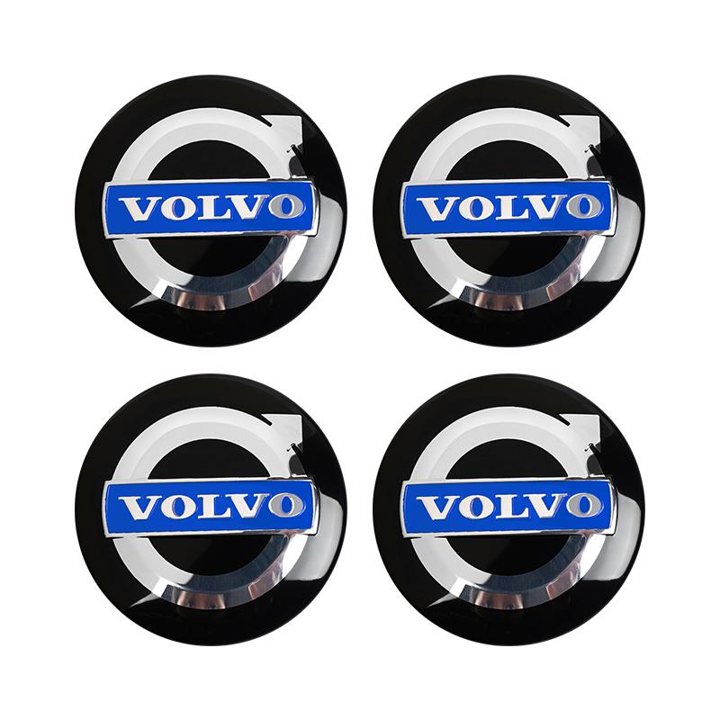 4 stk 64 mm Volvo Navkapsel Felgdeksel Merke Emblemer Dekal Biltilbehør For Volvo S40 S60 S80L XC60 XC90 V40 V60 V50 V90