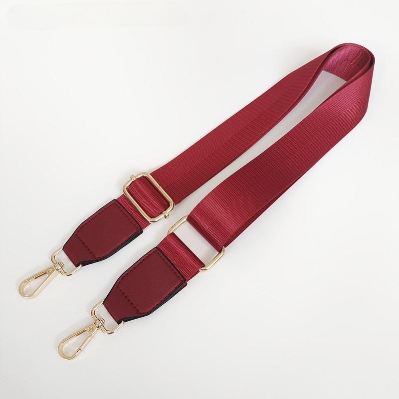 New Nylon Color Braided Adjustable Long Strap Women's Bag Replacement Strap One Shoulder Oblique Span Bag Strap Accessories