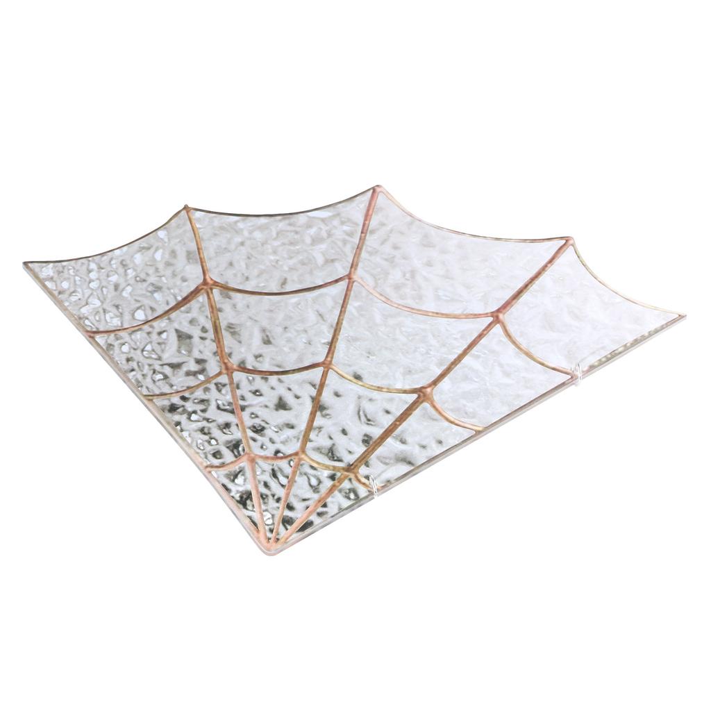 Halloween Spider Web Corner Decoration Frightful Halloween Glass Spiderweb Door Corner Elegant Home Hanging Ornament