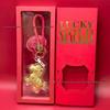 Year of the Horse Gold Pendant Keychain - Elegant Horse Charm Gift and Cultural Souvenir