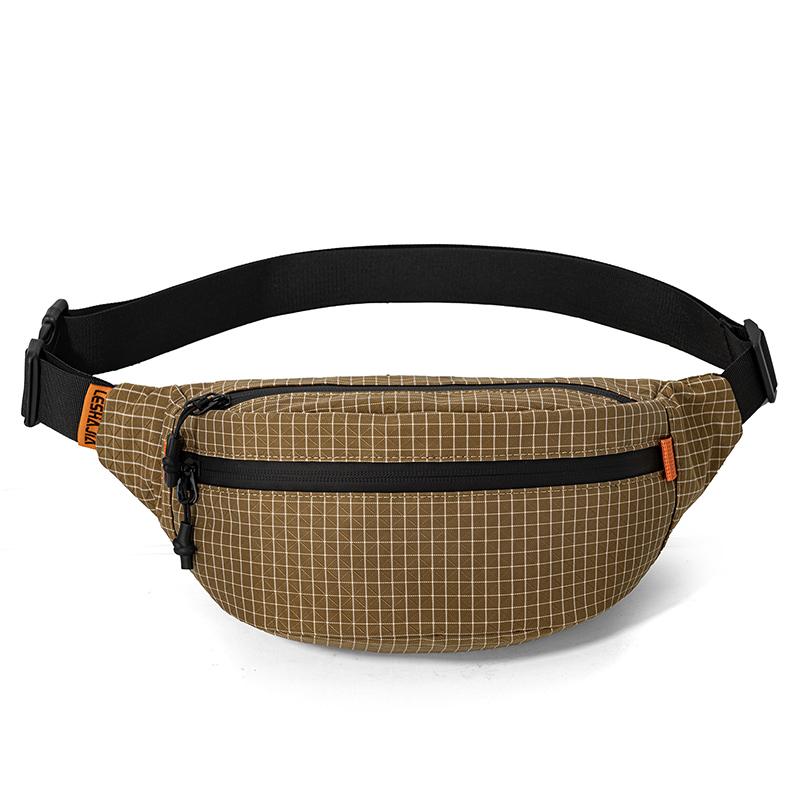 Cross-border new product outdoor autumn lightweight cross-body waist bag with large capacity, simple design, versatile and suita