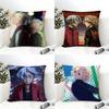Anime TTokyo Revenger Cushion Cover Eco Linen Pillow Case DoubleSided Print Breathable Durable Zipper Home Decor Gift