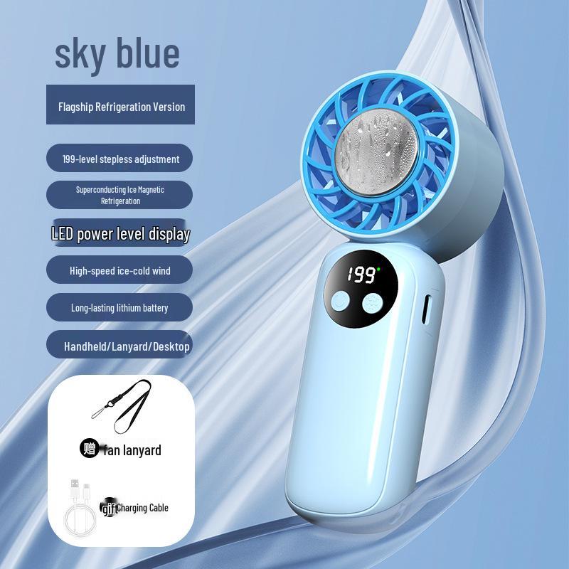 

Portable High-Speed USB Mini Fan with Ice Pack Cooling 53x38x144 mm