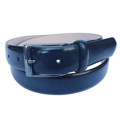 Nagasawa Belt Italian Advan Leather Made In Japan Industry, Rinaldi-made Belt, Navy,